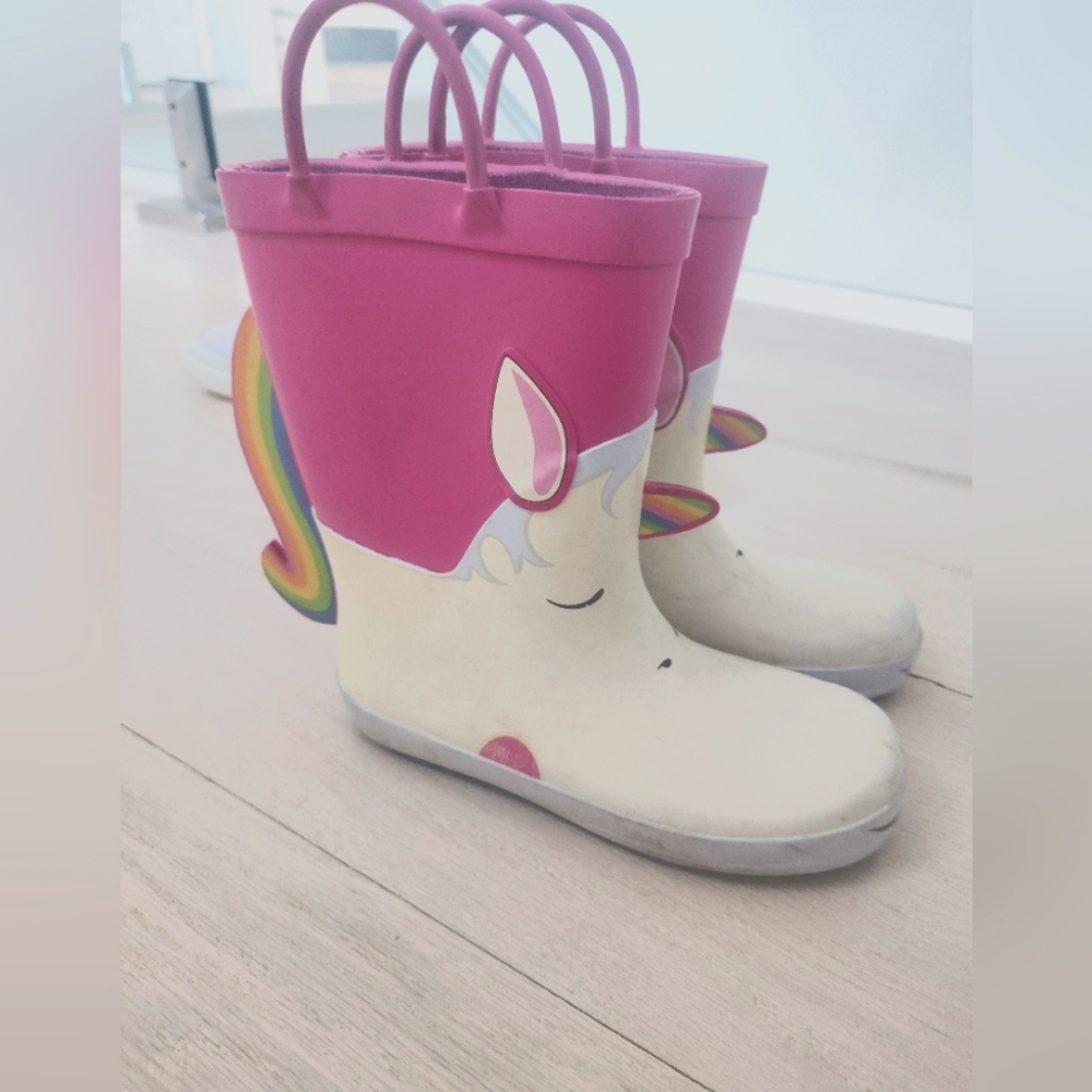 Unicorn Rain Boots for Girls ☔️✨